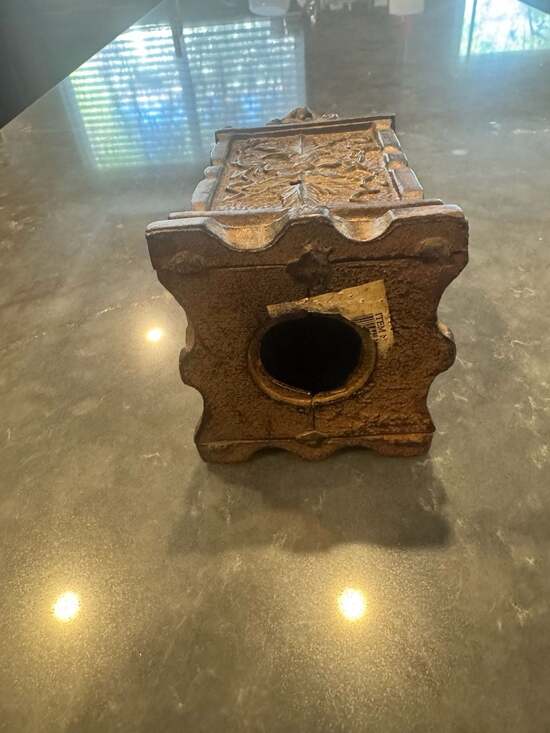 Collectible 6' Tall Cast Iron Bank - Picture 4 of 4